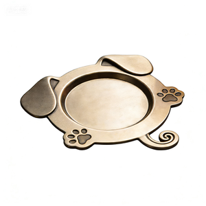 Sous-verre en métal usiné CNC OEM/ODM - Tapis de table personnalisé en forme de patte de chat - Fourniture en gros - Product Image 1