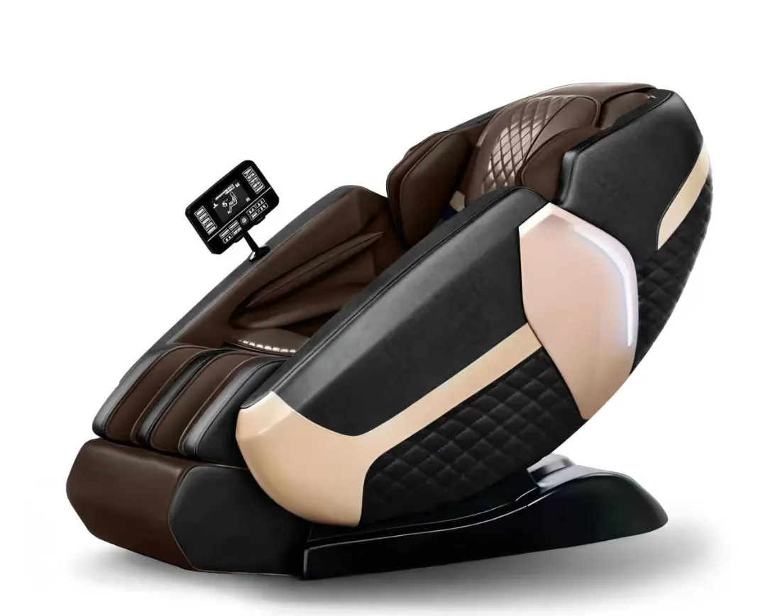 Прямая поставка с завода, роскошное 4D кресло для массажа, 3D Sl трек Shiatsu, невесомость, все тело, лучшее Дешевое умное массажное кресло