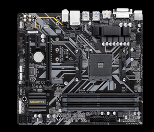 Carte mère de jeu Giga B450M <span class=keywords><strong>DS3H</strong></span> AMD AM4 Micro-ATX d'occasion en gros Carte graphique intégrée DDR4 SATA - Product Image 1