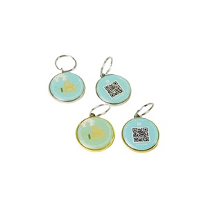 Kunden spezifischer 13,56-MHz-RFID-Schlüsselbund mit wasserdichtem Barcode-gedrucktem Epoxy-NFC-Tag und Metallring für Haustier zahlungs anwendungen - Product Image 4