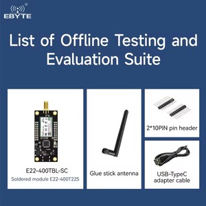 ชุดทดสอบแบบออฟไลน์ Ebyte ODM E22-400TBL-SC LORA ชุดประเมินผลการทดสอบ RF Transceiver สำหรับการพัฒนาขั้นที่สอง ระยะไกล 400MHz หน้าจอ OLED - Product Image 6