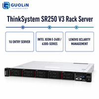Serveur en rack pour la virtualisation NVMe Gen4 Intel Xeon E-2456 Lenovo ThinkSystem SR250 V3 1U