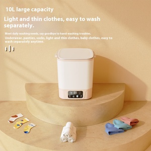 Mini <span class=keywords><strong>Lavatrice</strong></span> da 10L con Schermo Touch, Pulizia Rapida, Grande Capacità, Igenica e Delicata sui Colori, Facile da Usare - Product Image 5