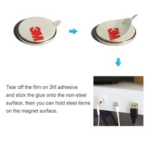 N52-<span class=keywords><strong>1</strong></span>.00 חבילה <span class=keywords><strong>16</strong></span> \ "d x <span class=keywords><strong>1</strong></span>/<span class=keywords><strong>16</strong></span> \" d x \ "h סופר חזק-דיסק מגנטים 3 מ '4920 vhb דבק מגנטים מגנטים - Product Image 4