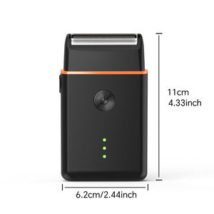 Rasoir à <span class=keywords><strong>barbe</strong></span> portable pour homme avec batterie Li-Ion rechargeable par USB pour usage domestique, en camping-car et en hôtel - Product Image 2