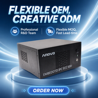 Ordinateur industriel embarqué sans ventilateur OEM ODM en gros, PC durci ECC 600 pour vision industrielle et IA Edge, double LAN, large plage de température