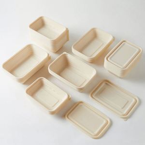 Boîte à lunch jetable en amidon de maïs - Product Image 1