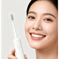 Brosse à dents électrique intelligente rechargeable Happily Oral Care avec poils en nylon personnalisés pour adultes