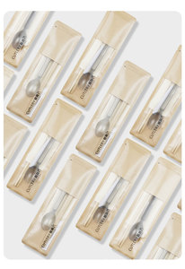 Takeaway singleuse dao kéo ăn uống thiết lập bọc nhựa dùng một lần đũa ngã ba sinh thái thân thiện phân hủy sinh học tùy chỉnh bao bì - Product Image 5