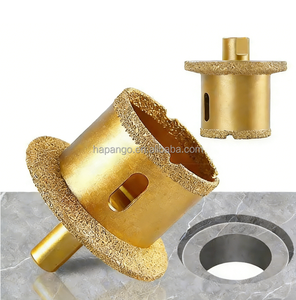 Foret diamanté double couche pour marbre, pierre, carrelage, verre, pour l'ouverture de vasques sous évier, pour utilisation avec perceuse à maçonnerie - Product Image 5