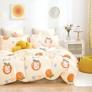 Vente d'usine Ensembles de couettes personnalisés Ensemble de literie en coton <span class=keywords><strong>blanc</strong></span> imprimé pour la maison - Product Image 4