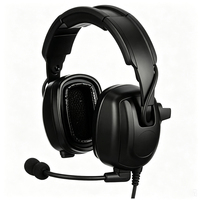 PMLN7468 PMLN7465 MLN6854 MLN6854A Headset Headphone Tugas Berat di Belakang Kepala Cocok untuk Radio Motorola DP1400, CP200d, DEP450