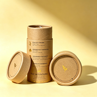 Tube en papier de qualité alimentaire imprimé sur mesure, boîte à thé en papier avec doublure intérieure sûre pour le thé en vrac, les herbes, le café et l'emballage alimentaire
