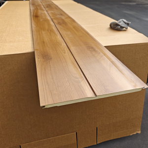 Panneaux sandwich isolés en PU de qualité supérieure pour revêtement mural extérieur, pour la construction de chambres et de maisons conteneurs extérieures en usine - Product Image 3
