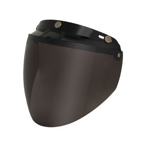 หมวกกันน็อคมอเตอร์ไซด์แบบบับเบิ้ลแบบเปิดหน้าได้แบบวินเทจ3แบบอเนกประสงค์อุปกรณ์เสริมกระบังหน้าแบบบับเบิลพร้อมอะแดปเตอร์พลิก - Product Image 5