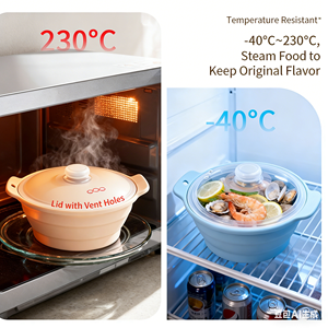 Olla de Cocina Plegable de Silicona Reutilizable de Grado Alimenticio, Vaporera de Silicona Multicolor - Product Image 4