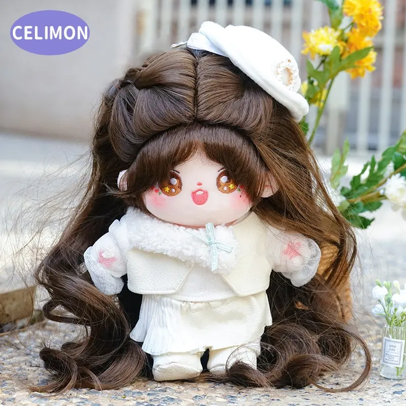 Fashion Cotton Doll Costume Plush Doll Change Clothes Playhouse Princess Dress Up Toys for girls