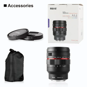 Meike-lenso enfoque Manual de Marco completo De Gran apertura <span class=keywords><strong>50</strong></span>มม. F1.2 camaras SO Mount/NIK ON <span class=keywords><strong>Z</strong></span> Mount/CAN ON ef/l MOUNT - Product Image 4