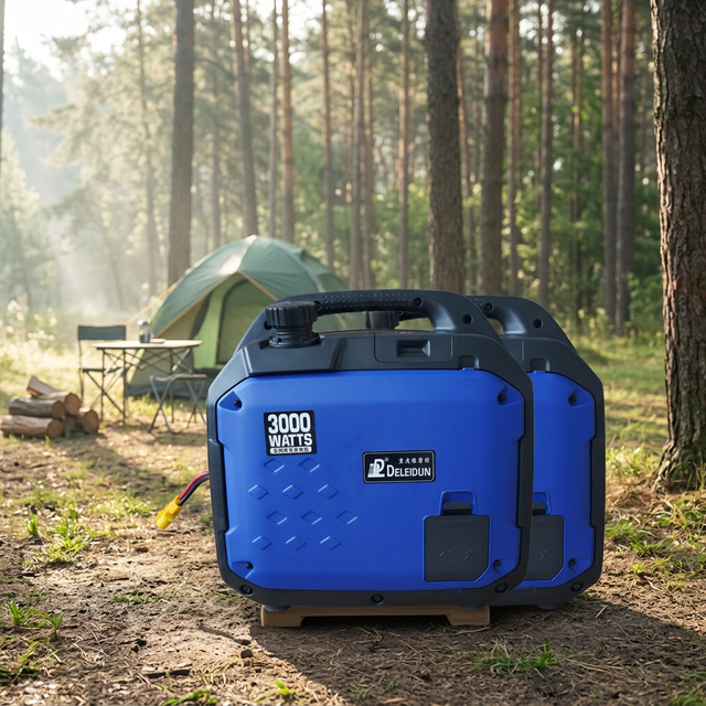 Low-noise Silent Mini Portable 12V/24V Gasoline Generator for Outdoor Camping and Emergency Backup Power Supply