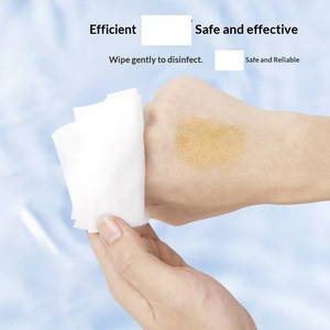 ผ้าเช็ดทำความสะอาดแอลกอฮอล์ฆ่าเชื้อโรค<span class=keywords><strong>75</strong></span>องศาทำจากวัสดุที่มีลักษณะเป็นสปอร์แลคขนาด SJ-001บรรจุภัณฑ์ขนาดเล็กพกพาได้10ถุงผ้าเช็ดทำความสะอาด - Product Image 6
