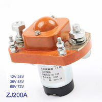 Contacteur de batterie triphasé Taxnele ZJ200A en plastique argenté, 1NO (normalement ouvert), 220V-690V, 100A, certifié CE