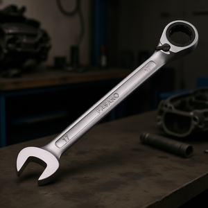Llave Combinada Fasano de 17 mm, Métrica, con Trinquete, Herramienta de Reparación Automotriz - Product Image 3