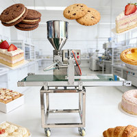 Machine à fabriquer des mini-gâteaux et des biscuits, petite machine de remplissage de crème pour croissants, doseuse-remplisseuse
