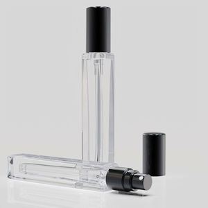 Atomizador de Perfume de Lujo de 30 ml con Pulverizador, Botella de Perfume Recargable de Vidrio Grueso Cuadrado de 1 oz con Cuello de Rosca y Pantalla - Product Image 4