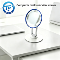 Miroir de bureau anti-espion en acrylique convexe avec cadre en fer pour moniteur d'ordinateur de bureau, vente en gros