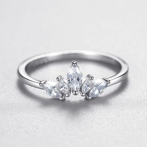 Ada Jewelry Anillos De Joyería De Moda S925 Argent Sterling Coupe Ovale Zircons 3A Bague Design Couronne - Product Image 3