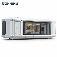 Cabine modulaire de conception européenne W6 avec fenêtre panoramique, maison-capsule pour les stations balnéaires et les villas d'hôtes