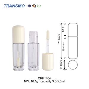 Vente Flash : Flacons de brillant à lèvres de luxe personnalisés de 3,0 à 5,0 ml – Tubes vides en plastique pour brillant à lèvres, vente en gros - Product Image 2
