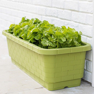 Macetas rectangulares grandes para exteriores, macetas de jardín de plástico, macetas de verduras de gran tamaño, maceta cuadrada de flores para balcón - Product Image 1
