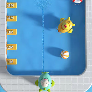 2024婴儿热卖卡通浴室迷你水枪玩具二合一户外动物水枪射击玩具 - Product Image 4