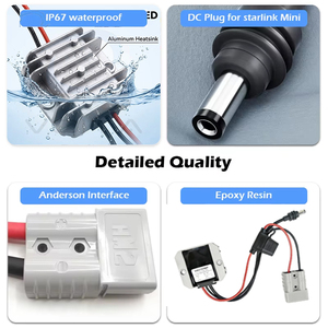 Convertisseur d'alimentation Starlink <span class=keywords><strong>Mini</strong></span> 30V DC, entrée 9V-28V, prise rapide avec fusible, alimentation pour véhicule, adaptateur Starlink - Product Image 2
