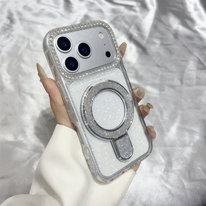 เคสโทรศัพท์กันกระแทกแบบหรูหรา ประดับกลิตเตอร์และเพชร สำหรับ <span class=keywords><strong>iPhone</strong></span> 17 Air 16 15 14 Plus 13 12 <span class=keywords><strong>11</strong></span> <span class=keywords><strong>Pro</strong></span> <span class=keywords><strong>Max</strong></span> - Product Image 4