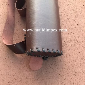New Traditional Genuine Leather Archery Back Arrow <b>Quiver</b> Hunting Pouch Belt Bag - Product Image 3