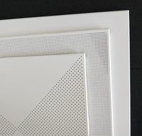 Panneau de Plafond en Aluminium Revêtu, Moderne, Ignifuge et Anti-Corrosion avec Garantie de 5 Ans pour Intérieurs Commerciaux, Bureaux, Centres Commerciaux et Hôpitaux