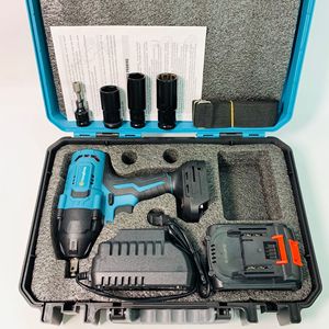 Llave de Impacto Inalámbrica de 1250N.m con Motor sin Escobillas, M12-M36, Herramientas de Reparación Automotriz, Juego de Llaves Inalámbricas Recargables de Litio de Alta Resistencia - Product Image 4