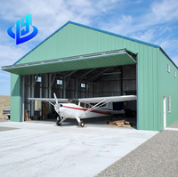 Hangar Professionale in Acciaio Zincato con Rivestimento Anticorrosione, Struttura a Campata Libera, Alta Resistenza al Vento, Durevole