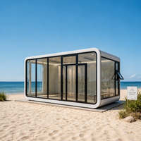 Maisons capsules préfabriquées confortables de 20, 30 et 40 pieds, étanches et ignifuges, pour la construction, les bureaux et les villas