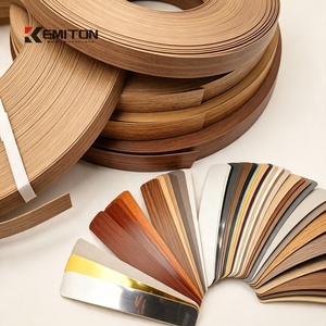Nastro <span class=keywords><strong>Bordo</strong></span> in PVC Effetto Legno Rovere Bianco per Bordi in Legno Compensato 0,45mm Pre-incollato Ecologico Resistente all'Acqua per Mobili - Product Image 1