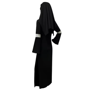 Nouvel arrivage Costume missionnaire d'Halloween pour femmes adultes Prêtre religieux Robes longues Nonne Sœur Habit Déguisement - Product Image 6