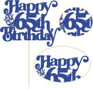 1 Pieza Decoración para Pastel de <span class=keywords><strong>Feliz</strong></span> <span class=keywords><strong>Cumpleaños</strong></span> Número <span class=keywords><strong>65</strong></span> con Purpurina, Adorno para Pastel de <span class=keywords><strong>Feliz</strong></span> <span class=keywords><strong>Cumpleaños</strong></span>, ¡Saludemos a los <span class=keywords><strong>65</strong></span> Años!, para Decoración de Fiesta de Aniversario de Bodas - Product Image 3