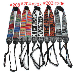 <b>Camera</b> Strap Vintage Artistic Style Cotton 3.8cm Neck Shoulder Digital <b>Printing</b> Design for DSLR Mirrorless <b>Camera</b> - Product Image 5