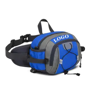 Unisex Outdoor running waist belt bag tactical fitness travel canvas messenger bags crossbody bag for men water bottle holders