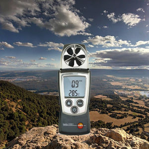 Testo 410-1 0560 4101 Anemômetro Sem Fio & Detector De Temperatura com Display LCD IP67 - Product Image 3