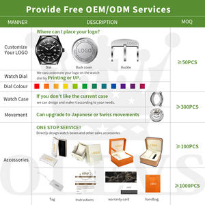 Montre-bracelet de luxe OEM personnalisée, logo personnalisé, étanche, quartz, montre verte Water Ghost pour hommes, boîtier en alliage - Vente en gros - Product Image 5