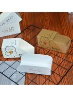 Cajas de Papel Desechables Antigrasa para Tacos de Algas Marinas, Sushi, Tortillas, Bento, Hamburguesas y Comida para Llevar