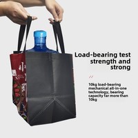 Shopping réutilisable Eco grand fourre-tout non-tissé sac de transport d'épicerie sac en tissu personnalisé biodégradable Non tissé pas cher transporter Tnt sac/pliant